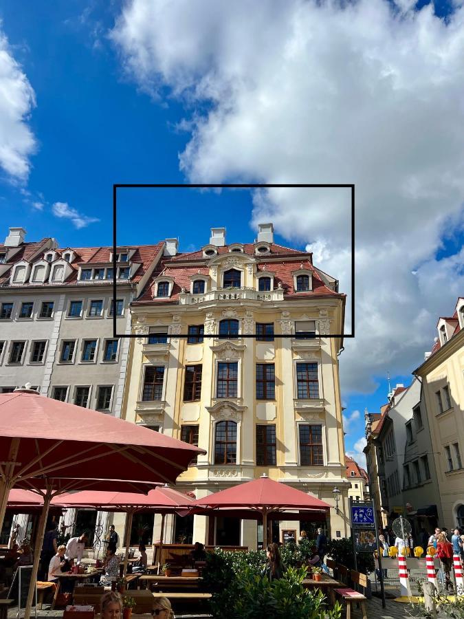 Luxus Suite Mit Einmaligem Blick Auf Die Frauenkirche Dresden Eksteriør bilde